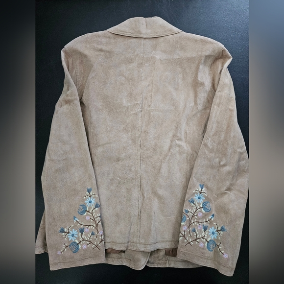 NWT - Suede J. Jill "Doe Multi" Color Blazer Jacket - Size XL - Picture 10 of 11